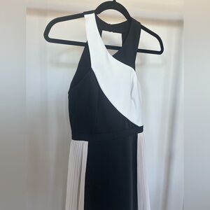 BCBGMaxAzria Elegant Monochrome dress